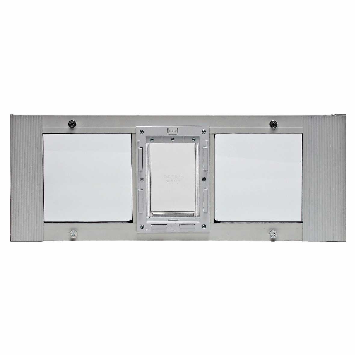 Adjustable cat door for window sales