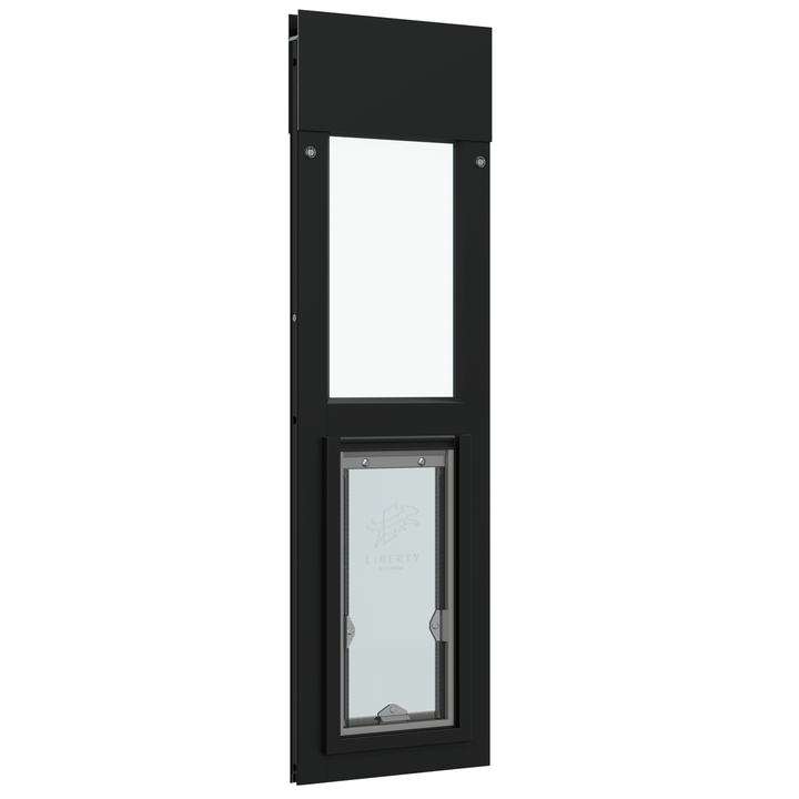 Liberty Pet Door for Black Horizontal Sliding Windows