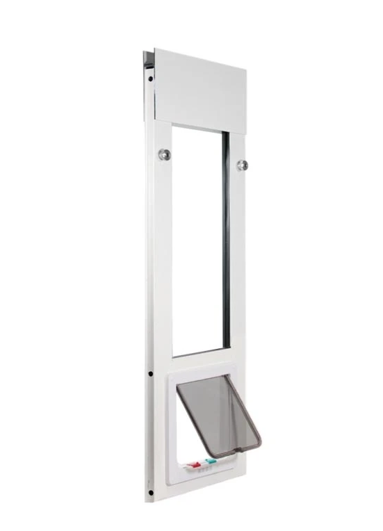 Cat door for horizontal sliding window best sale