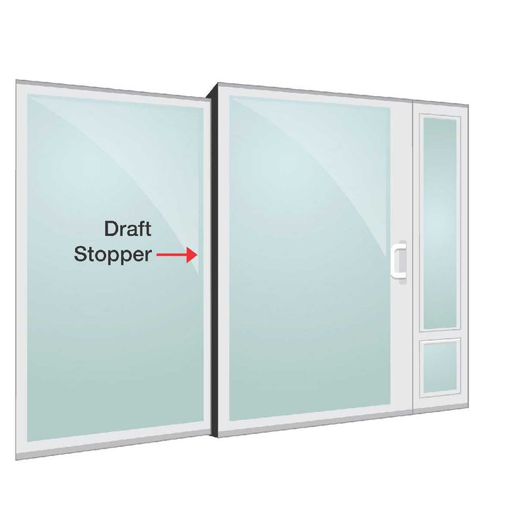 Door Draft Stopper & Weather Stripping for Doors/Windows（2 PC