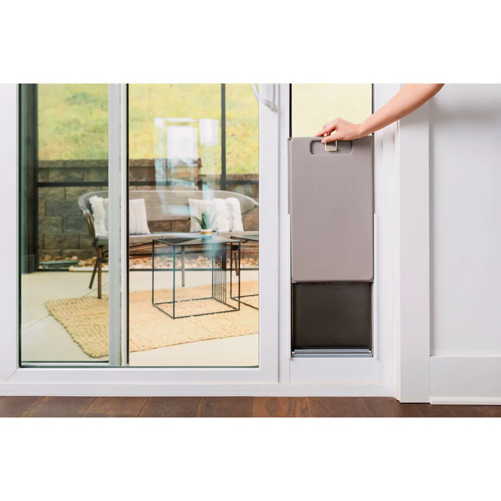 Petsafe pet door top sliding glass installation
