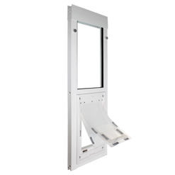 Window Pet Doors for Cats Dogs Secure Non Permanent Solution